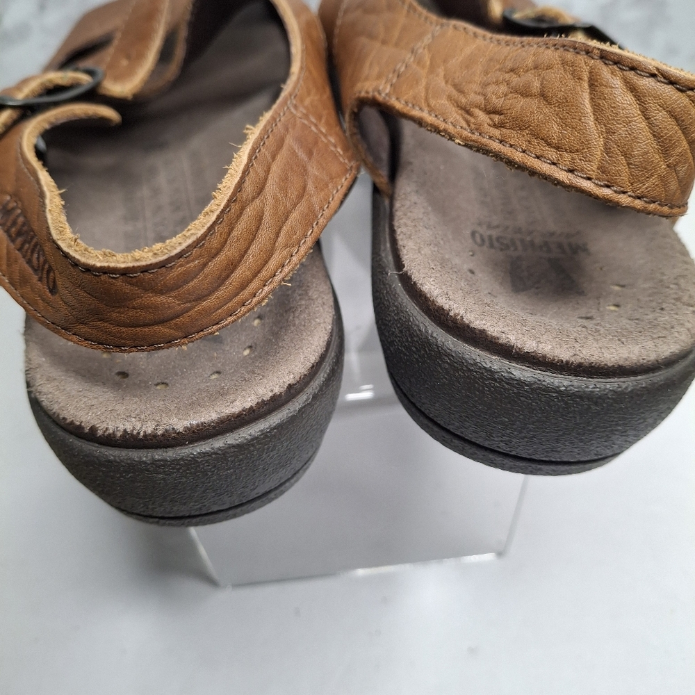 Mephisto Altina Sandals Womens 36 EUR 5.5 /6 US Brown Leather Buckle Comfort - Picture 7 of 15